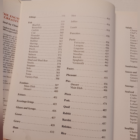 4/$40 Creative Cooking Encyclopedia - Hardcover With Book Jacket - Picture 7 of 9